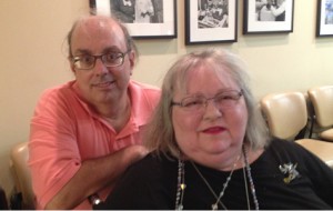 Artist Anne Ambrose and Jimmie Daniel at the artist reception on October 6th.