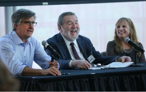 Panel Discussion with Pat Levitt, H. Carl Haywood, and Elisabeth Dykens. Photo by Anne Rayner.
