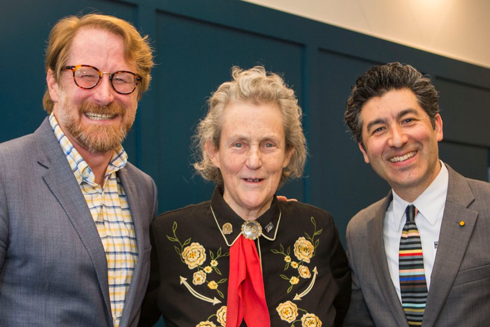 Jeff Neul, Temple Grandin, and Keivan Stassun at The Frist Center for Autism and Innovation’s Envisioning the Future of Human Technology Conference