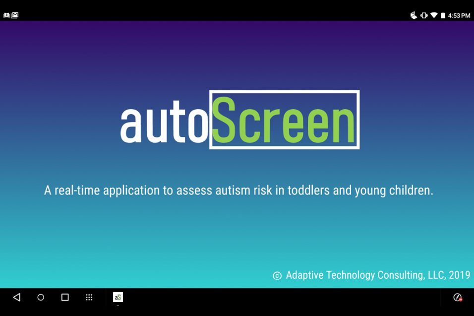 autoScreen app on iPhone screen